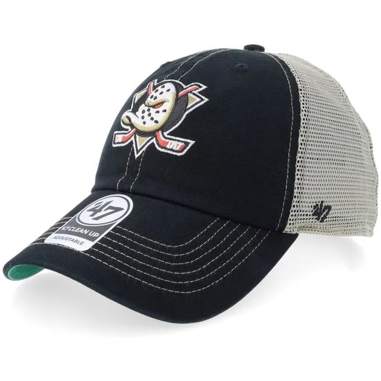New Era - NHL Svart trucker Caps - Anaheim Ducks Trawler 47 Clean Up Cap Black Trucker @ Hatstore