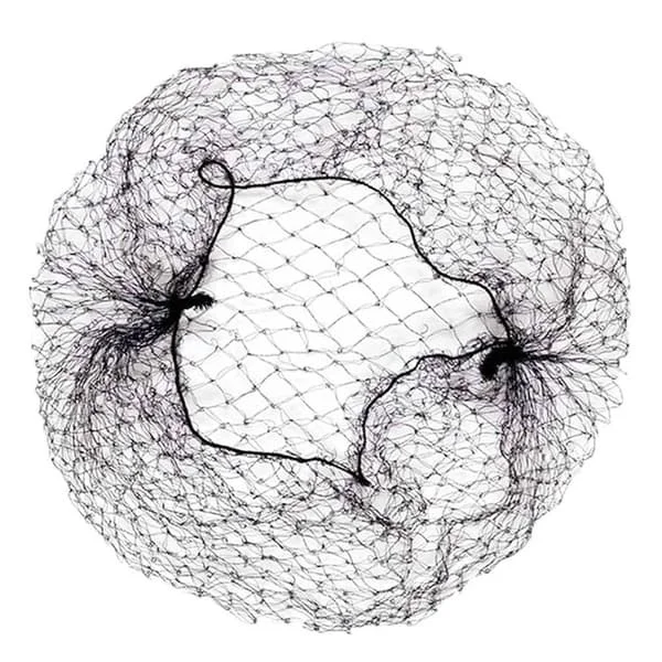 Hårnät för knutar, nät för balettflickor, hårnät för peruk, 20 stycken, 30 cm, svart