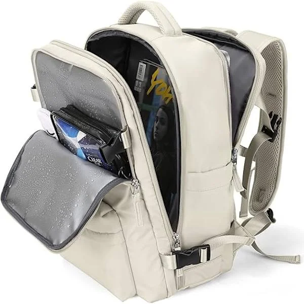 Large Travel Backpack Carry-on Bag Flight Approved Laptop Work Business Backpack for Women Men