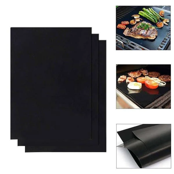 3 grillmåtter, ovnmatter, bagemåtter - Non Stick - 40x33