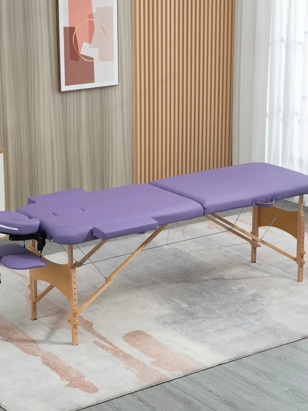 AliExpress - Table de massage pliante Homcom avec hauteur réglable 67-92 cm pour usage professionnel en esthétique, acupuncture et physiothérapie 