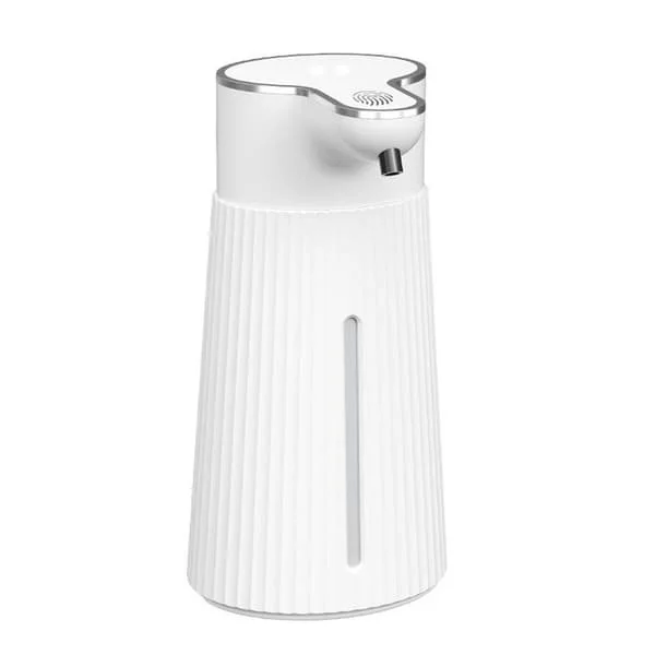 Automatic Soap Dispenser Drip Model - Intelligent Hand Wash, Wall Mounted for Kitchen, Rechargeable, 400ml Capacity White