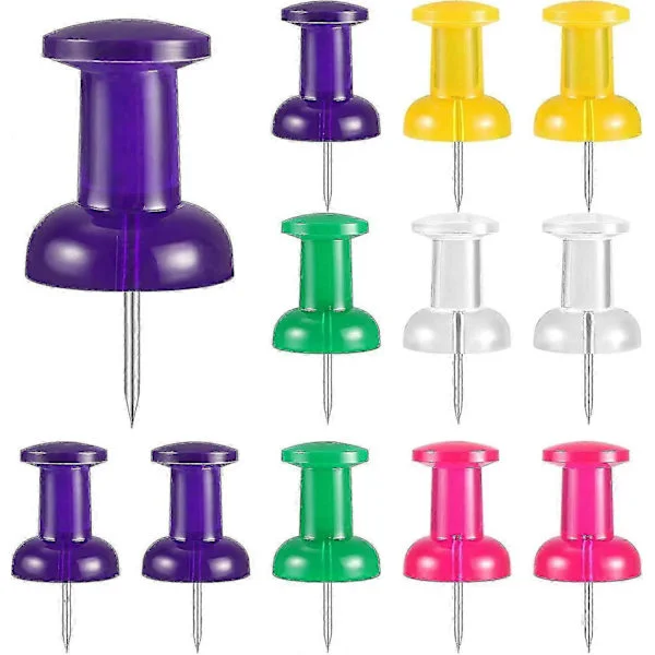 【NX】40-pack 4,5 cm Jumbo Push Pins Kompatibel med anslagstavla, Stora färgade Push Pins Stora klibbiga Push Pins Kompatibel med