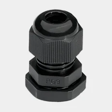 Kabelgenomföring NDS PG9-B, plast, för kabel Ø4 - 8 mm, svart