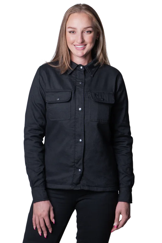 MC-Skjorte Course Thunder Dame Sort M