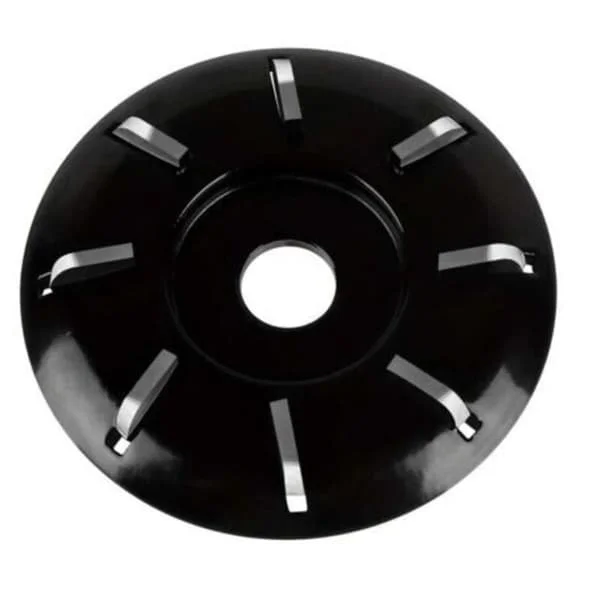 Träskiva, sex-tands skrapa, skivslip för trä, slipskiva för träbearbetning, 8-tands elektrisk såg- och fräsverktyg, 16 mm innerdiameter (D)