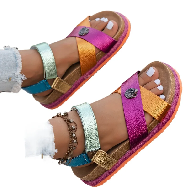 AliExpress - Vrouwen Sandalen Outdoor Ademende Casual Platte Schoenen Vrouwen Plus Size Sandalen Comfortabele 2026 Zomer Sandalen Sandalias De Mujer