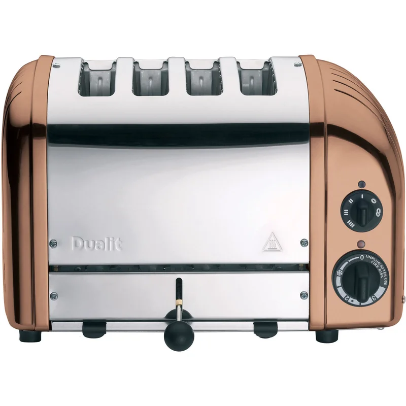 Dualit NewGen 4 skiver toaster, kobber | KitchenOne