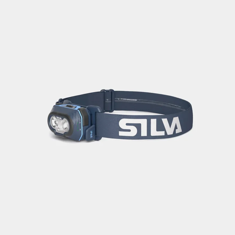 Pannlampa Silva Discover Blue, 500 lumen, blå
