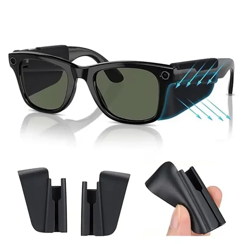 AliExpress - Plaque anti-lumière en silicone pour lunettes intelligentes Ray-Ban Meta (Wayfarer, Skyler, Headliner) et Oakley Meta HSTN, anti-reflet