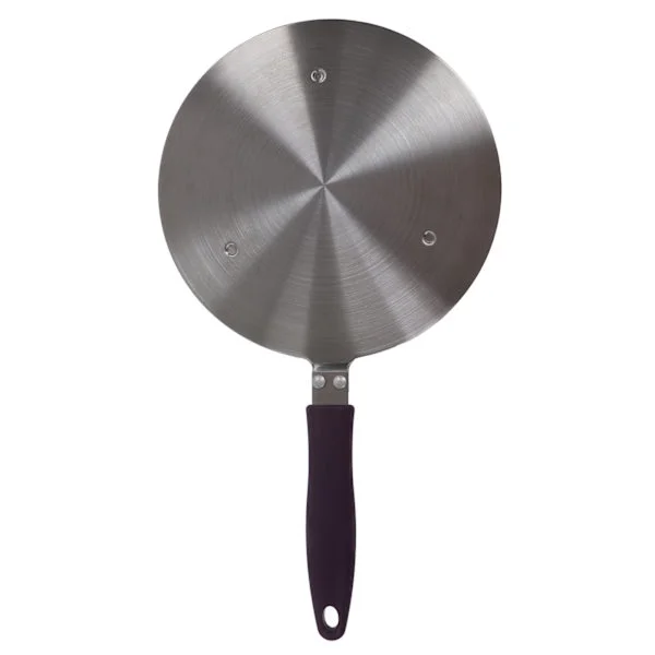 Induction Adapter Plate Stainless Steel Heat Diffuser with Purple Handle Cookware for Iron Pot Ceramic Pot 19.5cm/7.68in