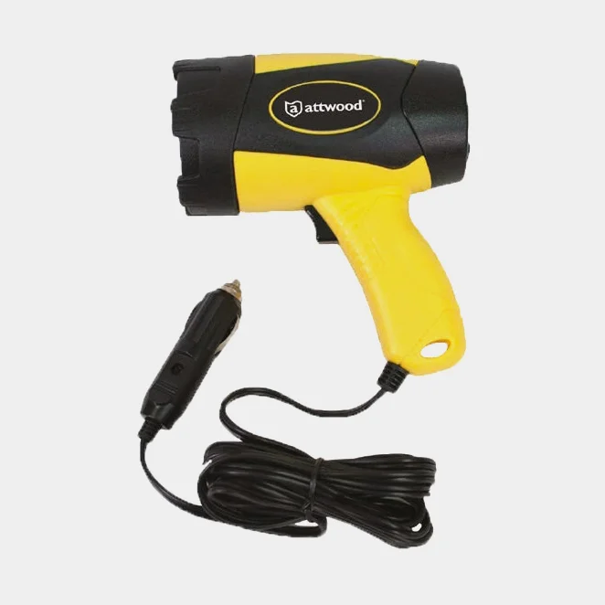 Käsikäyttöinen hakuvalo / valonheitin Attwood, LED, 12 V, 5 W, keltainen / musta