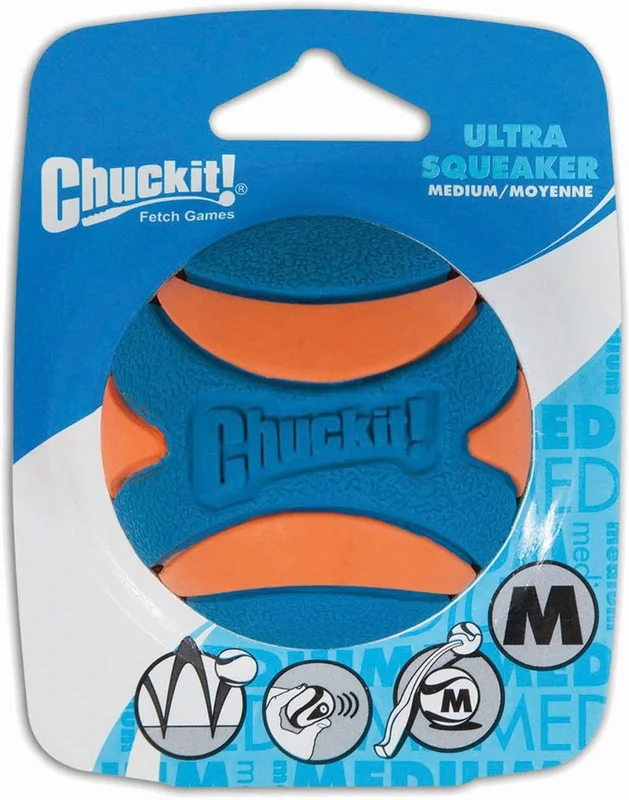 Chuckit! Ultra vinkuva pallo, M
