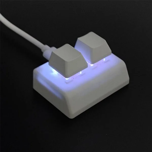 2 Macro Programmerings Tangentbord Rgb Mini Tangentbord Spel Ritning Röd Switch Anpassat Tangentbord Osu Spel