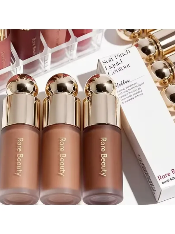 AliExpress - Rare Beauty Bronze Contour Correcteur Liquide, Stick de Contour, Fond de Teint Liquide Longue Tenue Naturel, Blush Crème Texture Purée de