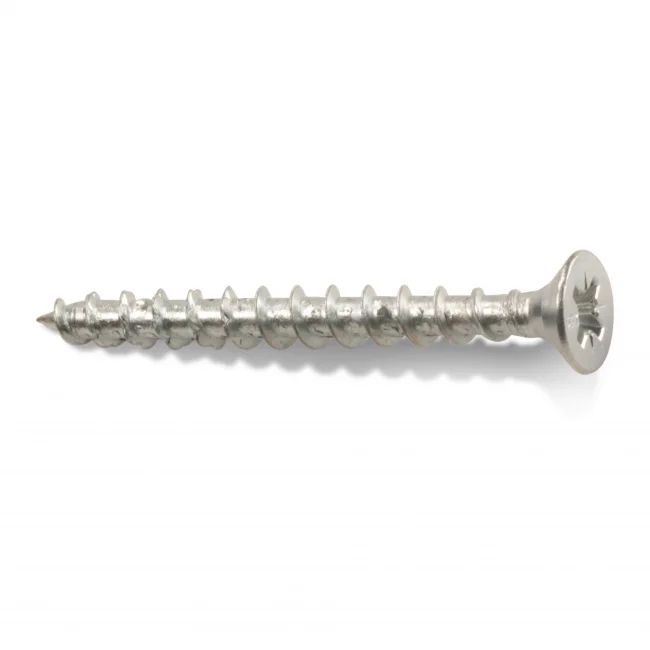 Heco 9601012 Treskrue TFX, galvanisert 5,0 x 60 mm, 10-pakning, Innfesting