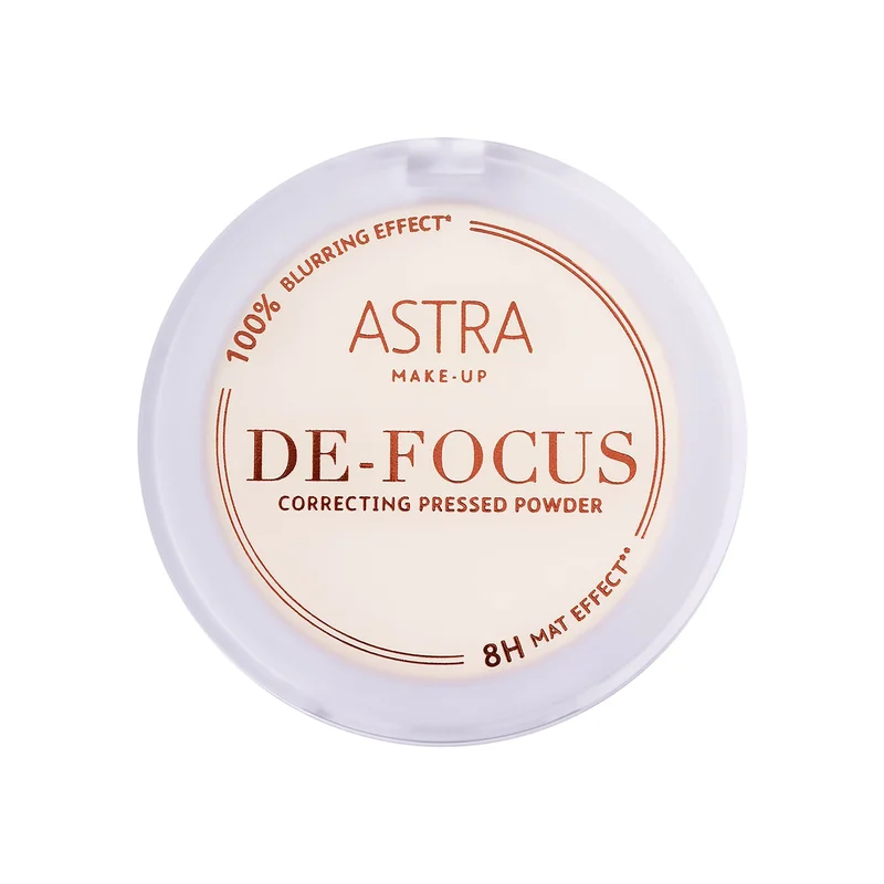 ASTRA MAKEUP De-Focus Correcting Pressed Powder 0003-YELLOW FILTER\CORRECTING 10g - Cipria compatta