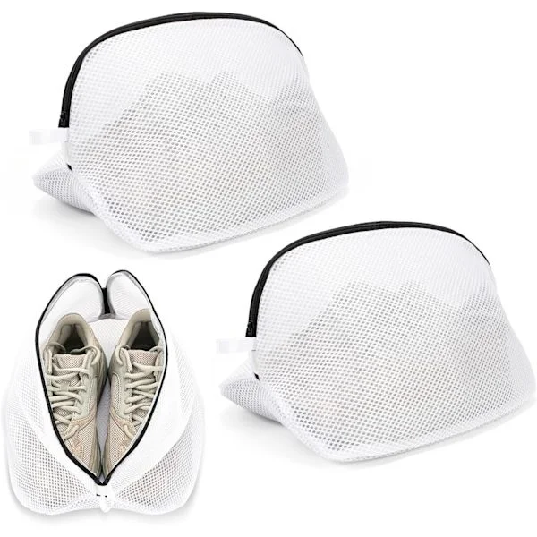 Tvättmaskinspåse för skor, träningsskopåsar för tvättmaskin, återanvändbar stor nätpåse för resor, rengöring av sneakers, strumpor, BH:ar