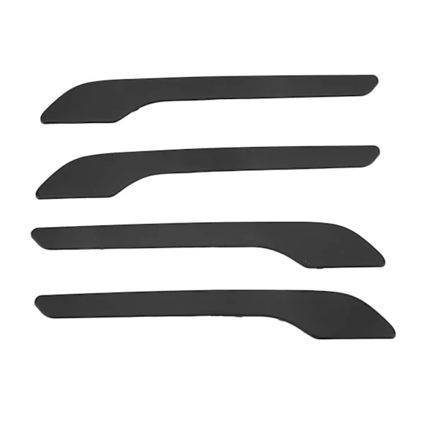 4 stk Dørhåndtak Wrap Cover ABS Ytre Håndtak Dekorativ Beskyttelse Klistremerker Erstatning for Tesla Model 3 2017‐2020 Matt Svart