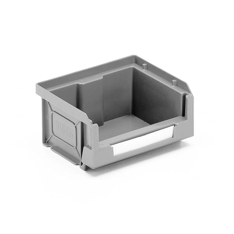 Plastkasse APART, 90x105x54 mm, grå