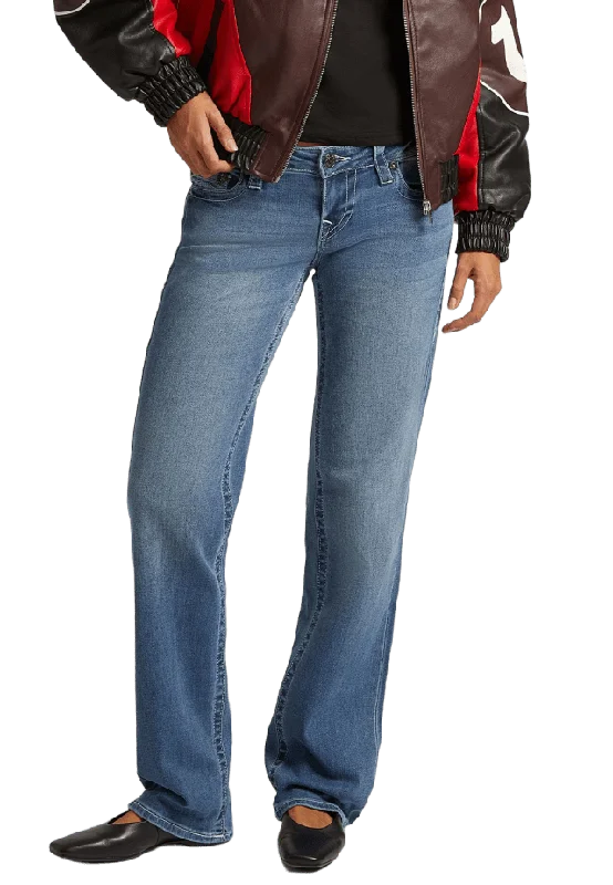 True Religion Sarah Low Rise Straight Jeans Dam Blå 28