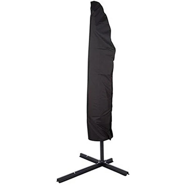 Neverland 210D Oxford-stof Parasol Cover Solskærm Cover Have Parasol Cover Vandtæt Have Paraply Cover Sort