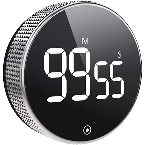 Digital timer med magnet och LED-display - Kökstimer / Äggklocka