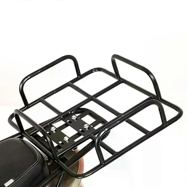 Rear Bicycle Basket Iron Bracket Luggage Rack Takeaway Box Holder Bike Basket Compatible with Mountain Bikes Cycling Equipment