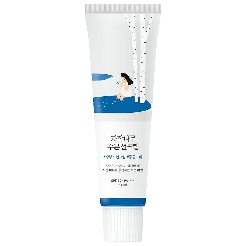 Round Lab Birch Juice Moisturizing Sunscreen SPF50+ 50 ml, Hudpleje, Solcreme, Solcreme Til Ansigtet