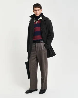 GANT - Tykk car coat til herre black