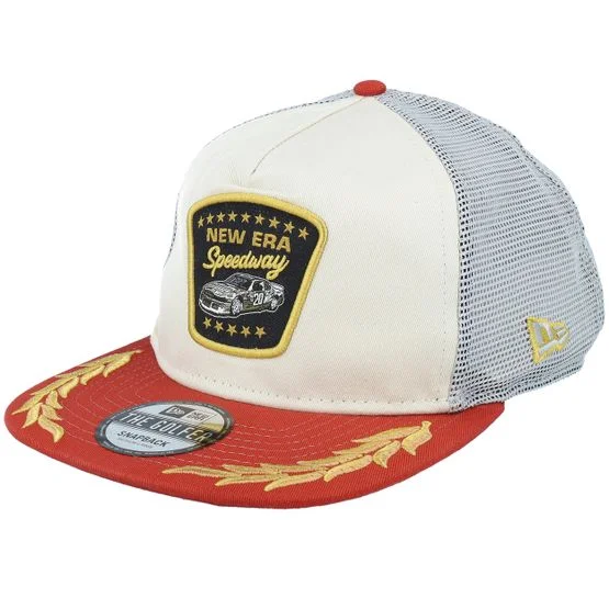 New Era - White trucker Gorra - Motorsport Golfer White/Terracotta Trucker @ Hatstore