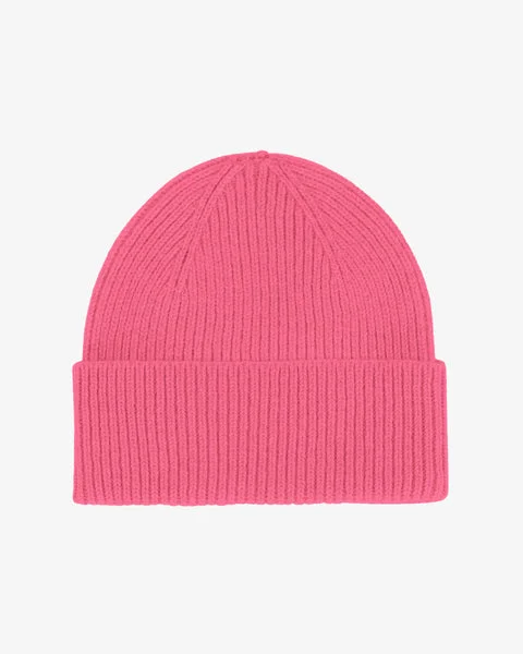 Merino Wool Beanie - Bubblegum Pink - Female - One Size - Sustainable material - Ethical production