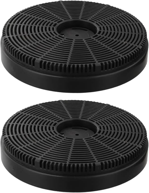 Kullfilter til kjøkkenventilator og enkle 2 stk. aktiverte filtre for kjøkken 160x30mm effektiv erstatning for fjerning