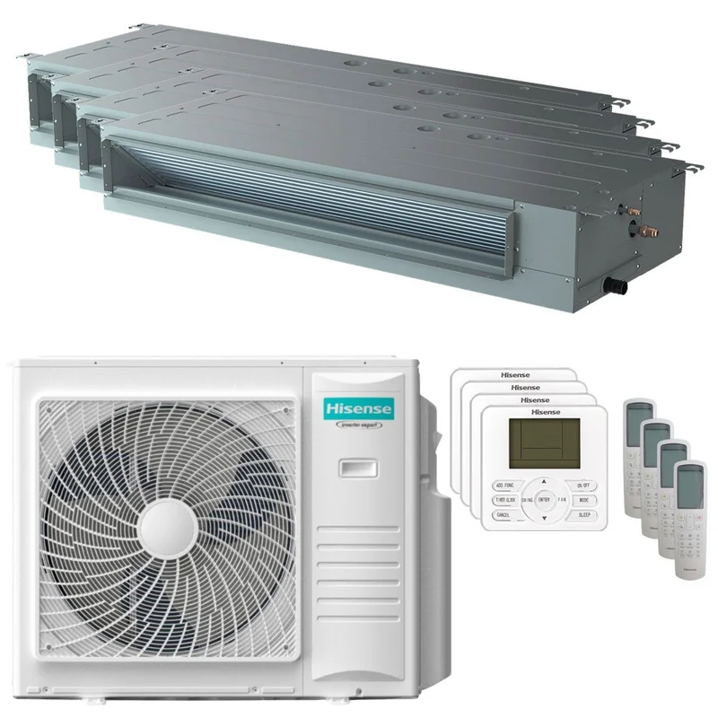 Condizionatore Hisense Canalizzabile ADT quadri split 9000+9000+12000+ | Climamarket