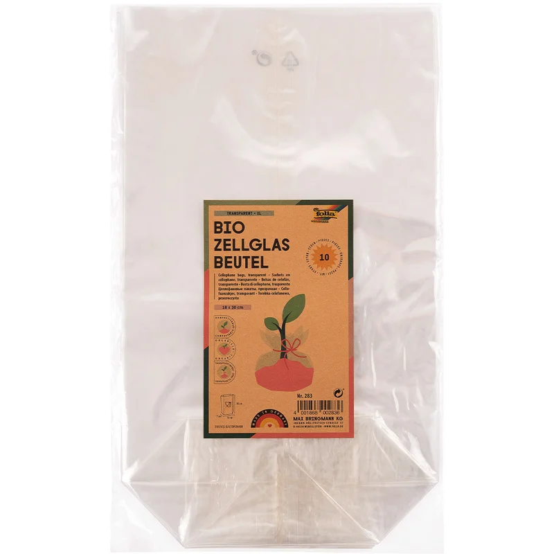 Folia Cellofanpåsar strl XL 10-pack