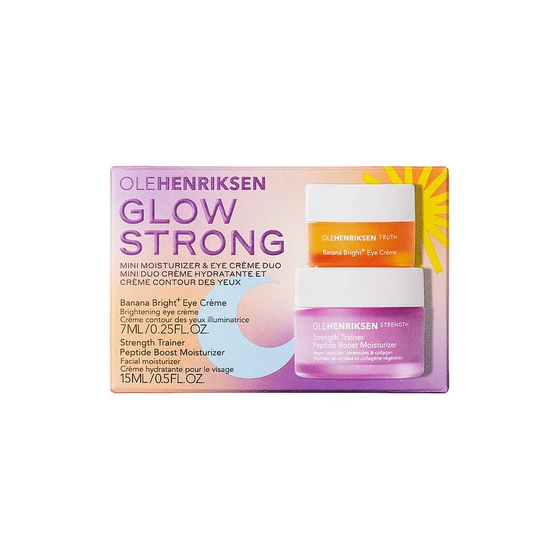 Ole Henriksen SETS Glow Strong Set - Moisturizer & Eye Cream Duo 15 ml x 7 ml, Hudpleje, Skincare, Gaveæsker