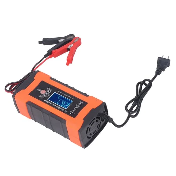 12V 10A 24V 5A Pulsreparasjon Batterilader Bilbatteriholder US Plug 110-220V
