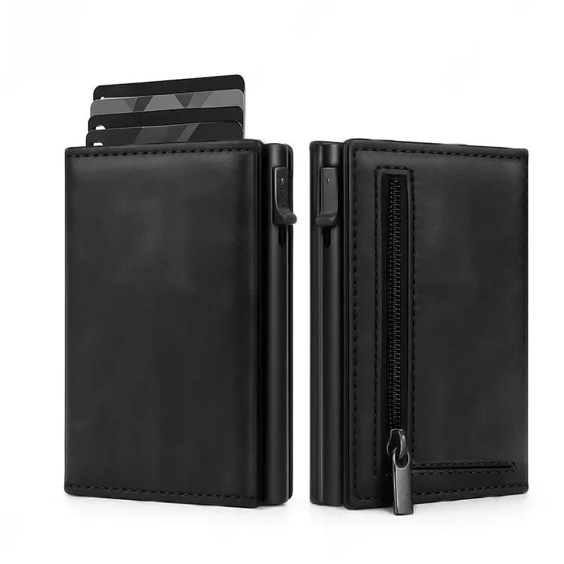 AliExpress - Rfid Creditcardhouder Portemonnee Heren Bankkaarthouder Aluminium metalen behuizing Slanke minimalistische portemonnee Portemonnee Slimme