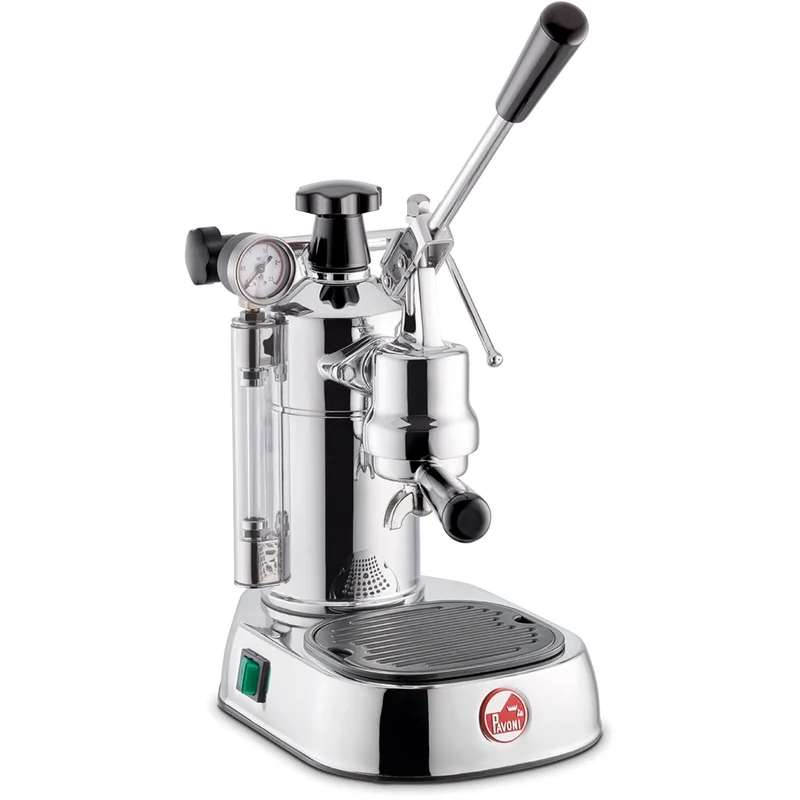 La pavoni Professional Espressomaskine Stål, Sort håndtag LPLPLQ01EU | KitchenOne