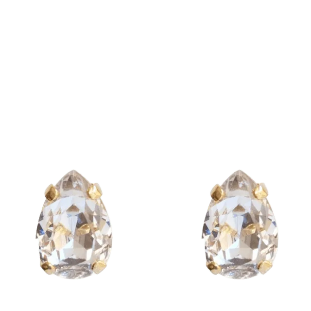 Caroline Svedbom Petite Drop Stud Earrings Crystal Smycken & klockor Dam Guld ONESIZE