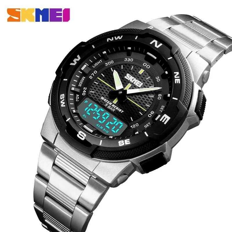 AliExpress - 2025 männer Uhr Top Marke Luxus Business Wasserdichte Armbanduhr Männer Mode Quarz Sport Uhren Edelstahl Herren Uhren