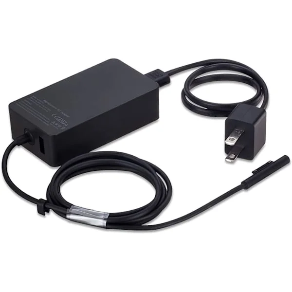 2025 Nyeste Modell 65W Surface Pro Laptop Lader for Microsoft Surface Pro 10/9/8/7/6/5/4/3/X, Windows Surface Laptop 6/5/4/3/2/1