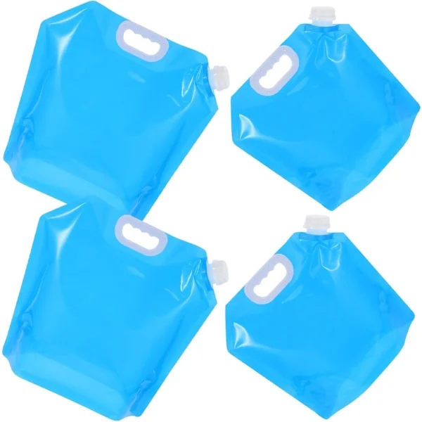 Återanvändbara Påsar 4-pack 5l/10l Kallbad Vattenkylare Portabel Förvaring