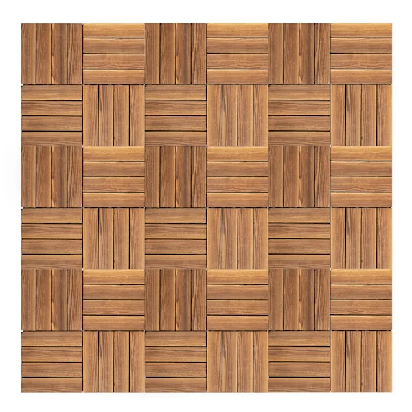 36-pack hårdträ interlockande altandäckplattor, lärk massivt trä interlockande golvplattor, 12" interlockande altanplattor, utomhus vattentåliga