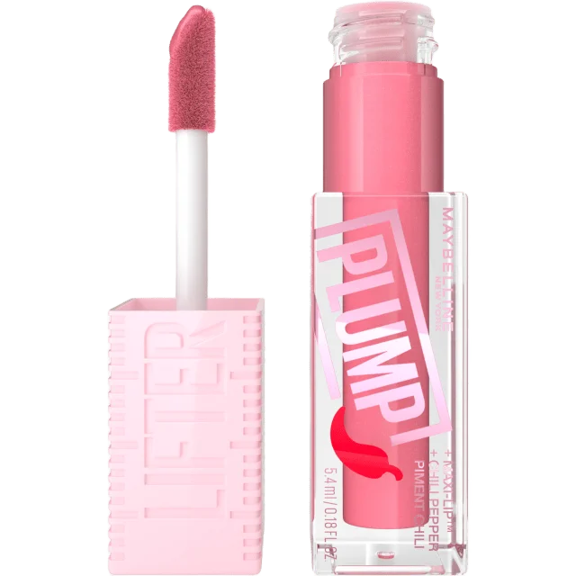 Maybelline Lifter Plump Lipgloss Läppglans Unisex Rosa 5,4 ML