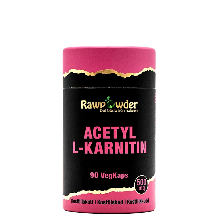 Rawpowder Acetyl L-Karnitin 500 mg 90 kapslar