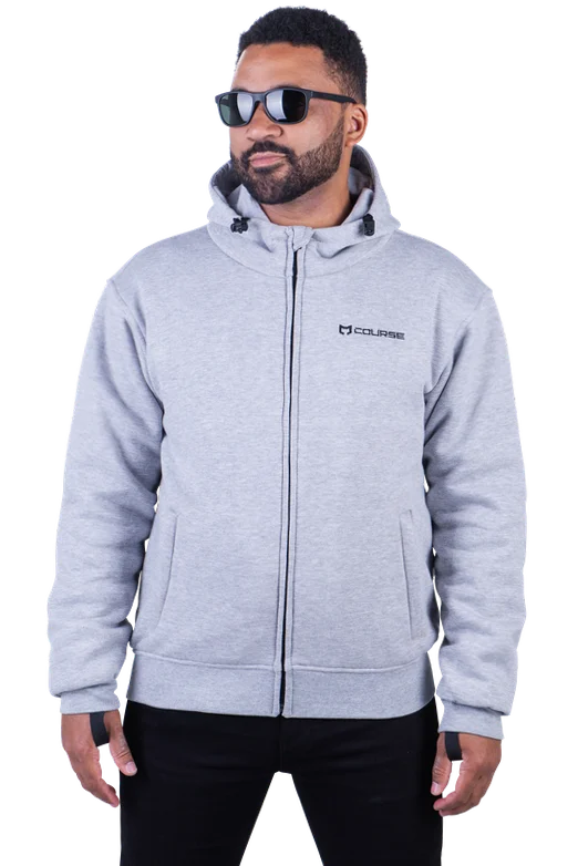 MP-huppari Course Aramid Harmaa melange S