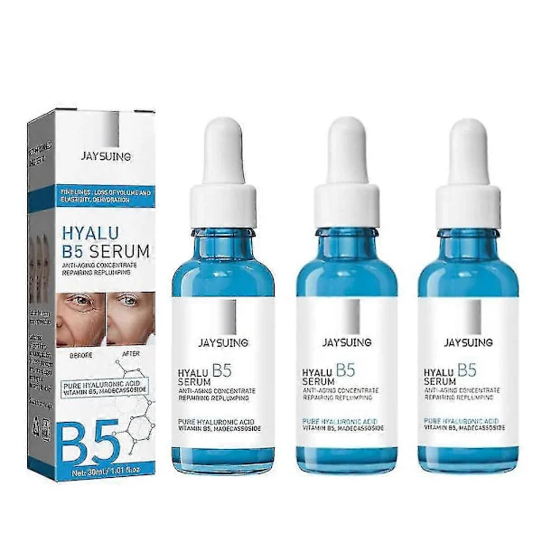 3st Hyalu B5 Hyaluronsyra Serum Trippel Anti-aging Anti-rynk Koncentrat Reparerande Essens, Fyller Ut Huden Slät 30ml S07