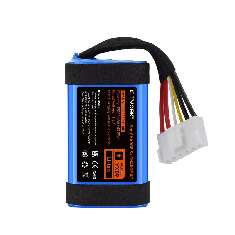 AliExpress - 12000 mAh Ersatzakku für JBL Charge 5 Charge 4Q (GSP-1S3P-CH40) 3,6 V Li-Ionen-Lautsprecher Bateria Charge5 Wireless Bluetooth