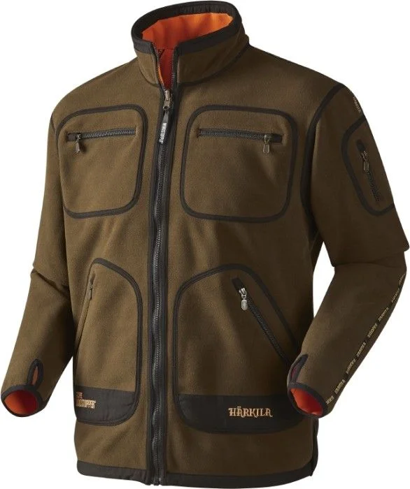 Härkila Kamko Windstopper Fleece Jacket Hunting Green/Orange Blaze